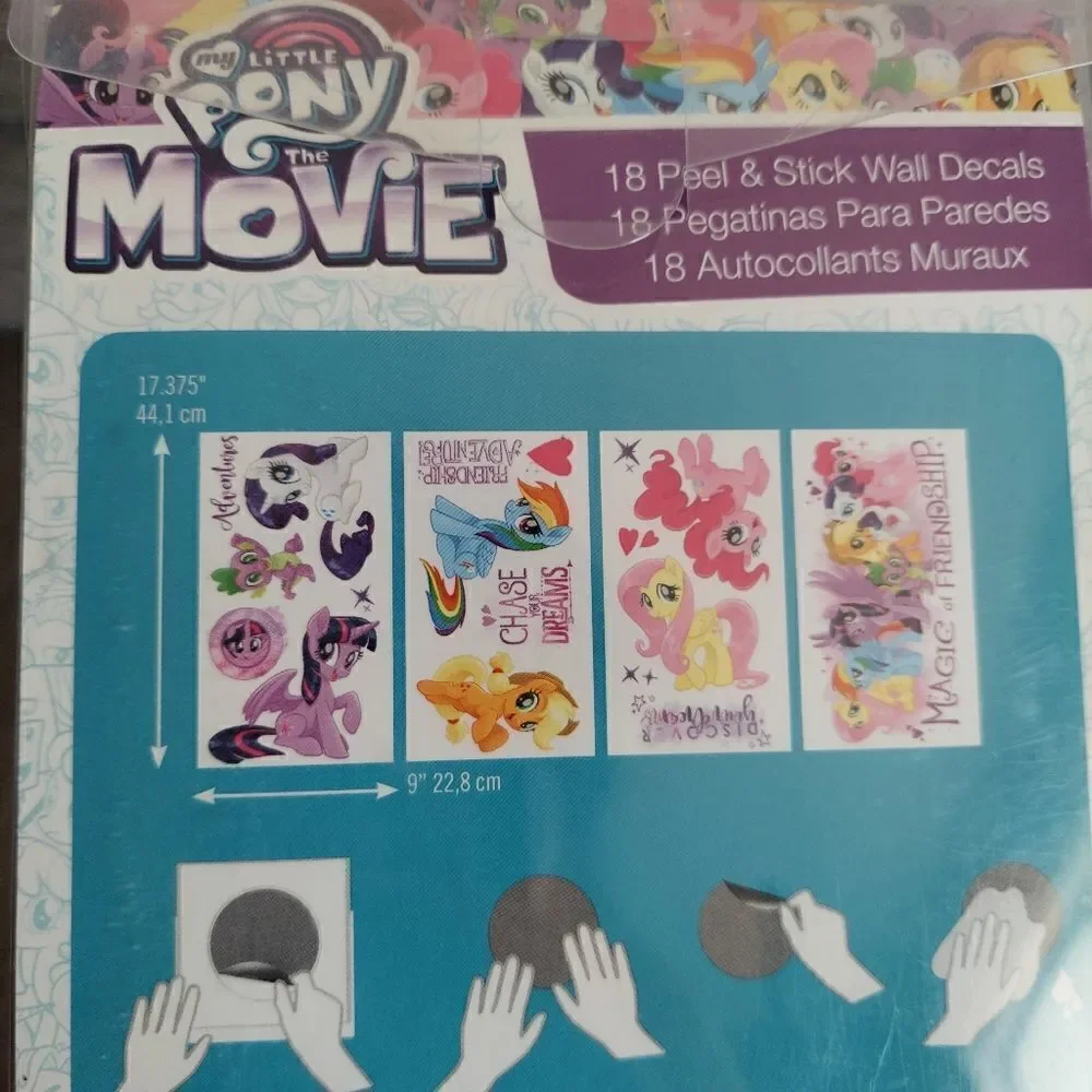 My Little Pony the Movie 18 Wall Decals